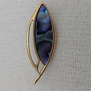 ARIKI PAUA SHELL BROOCH MADE IN NEW ZEALAND